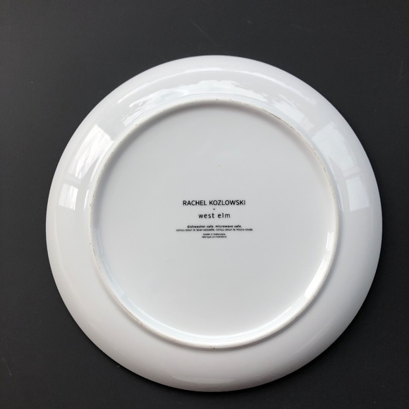Rachel Kozlowski x West Elm Owl Salad Plate - MEASUREMENTS IN LISTING - Picture 2 of 2